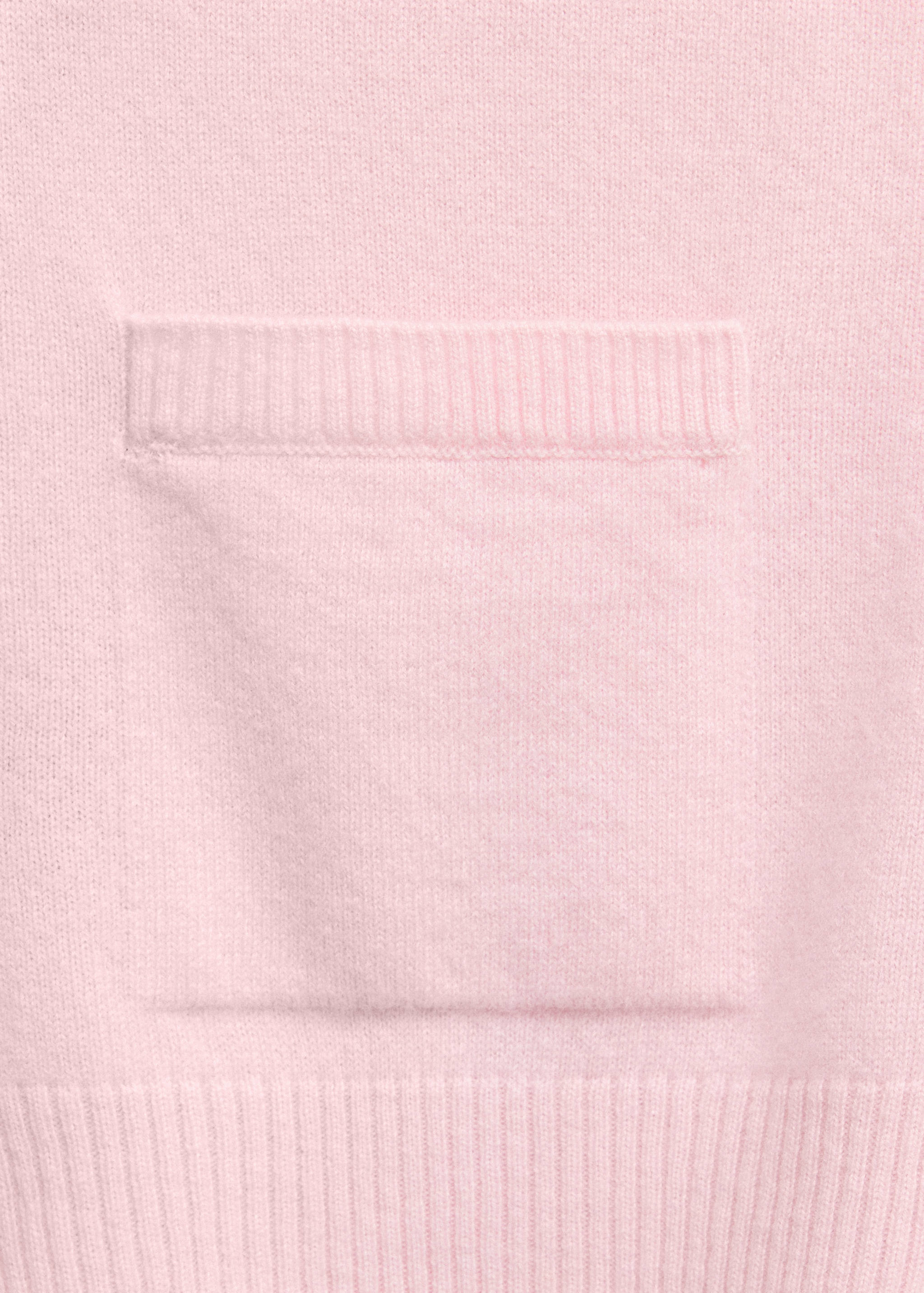 V-neck wool cardigan - Details of the article 0