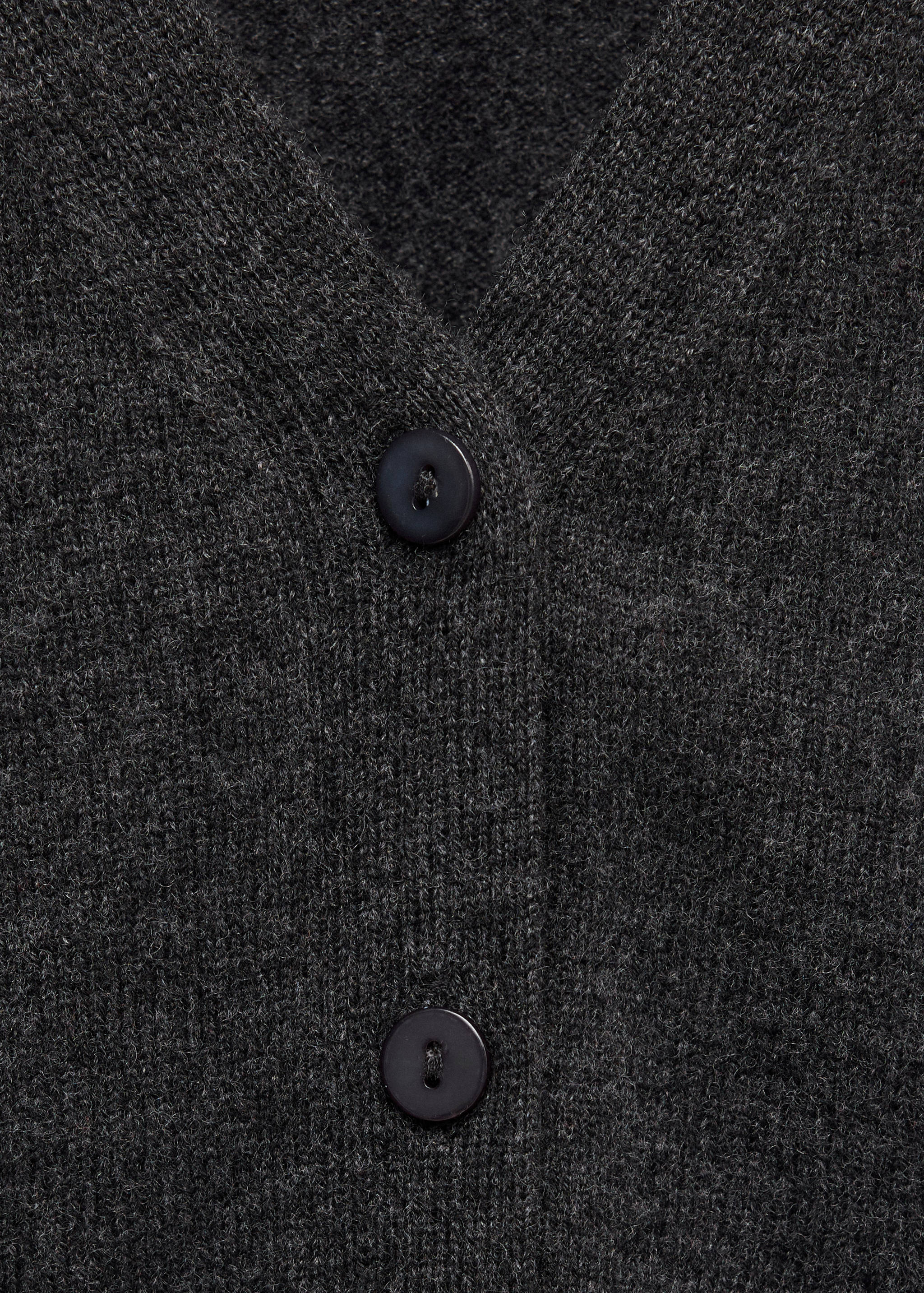 V-neck wool cardigan - Details of the article 8