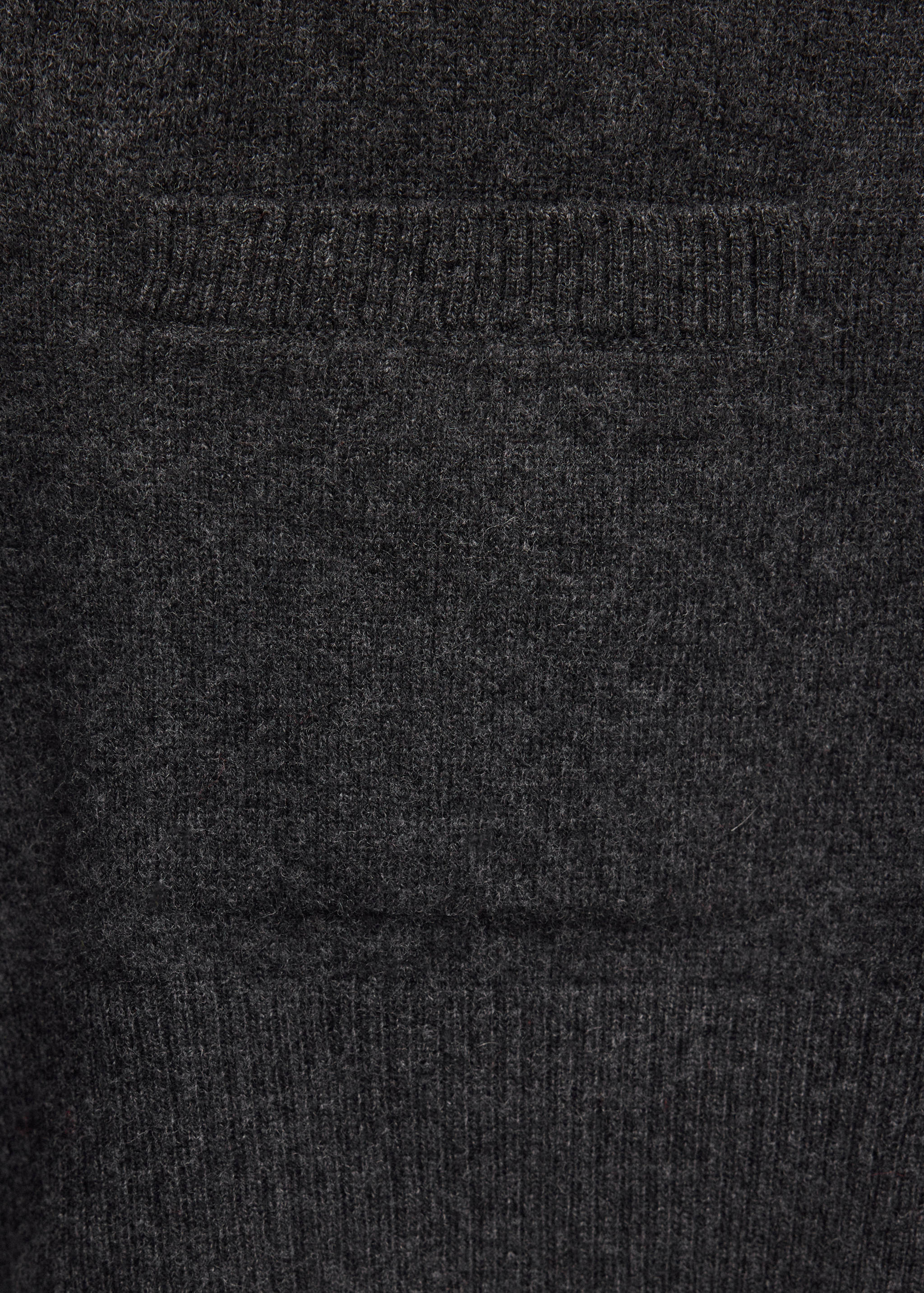 V-neck wool cardigan - Details of the article 0