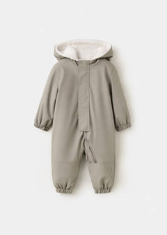 Water-repellent padded sweatshirt — Medium Brown 1