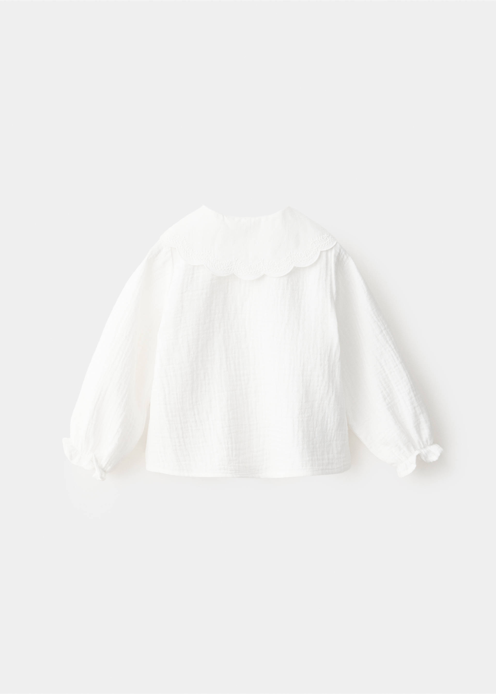 Blouse jet - Verso de l’article, Blanc cassé. Ref: 37096338-00.