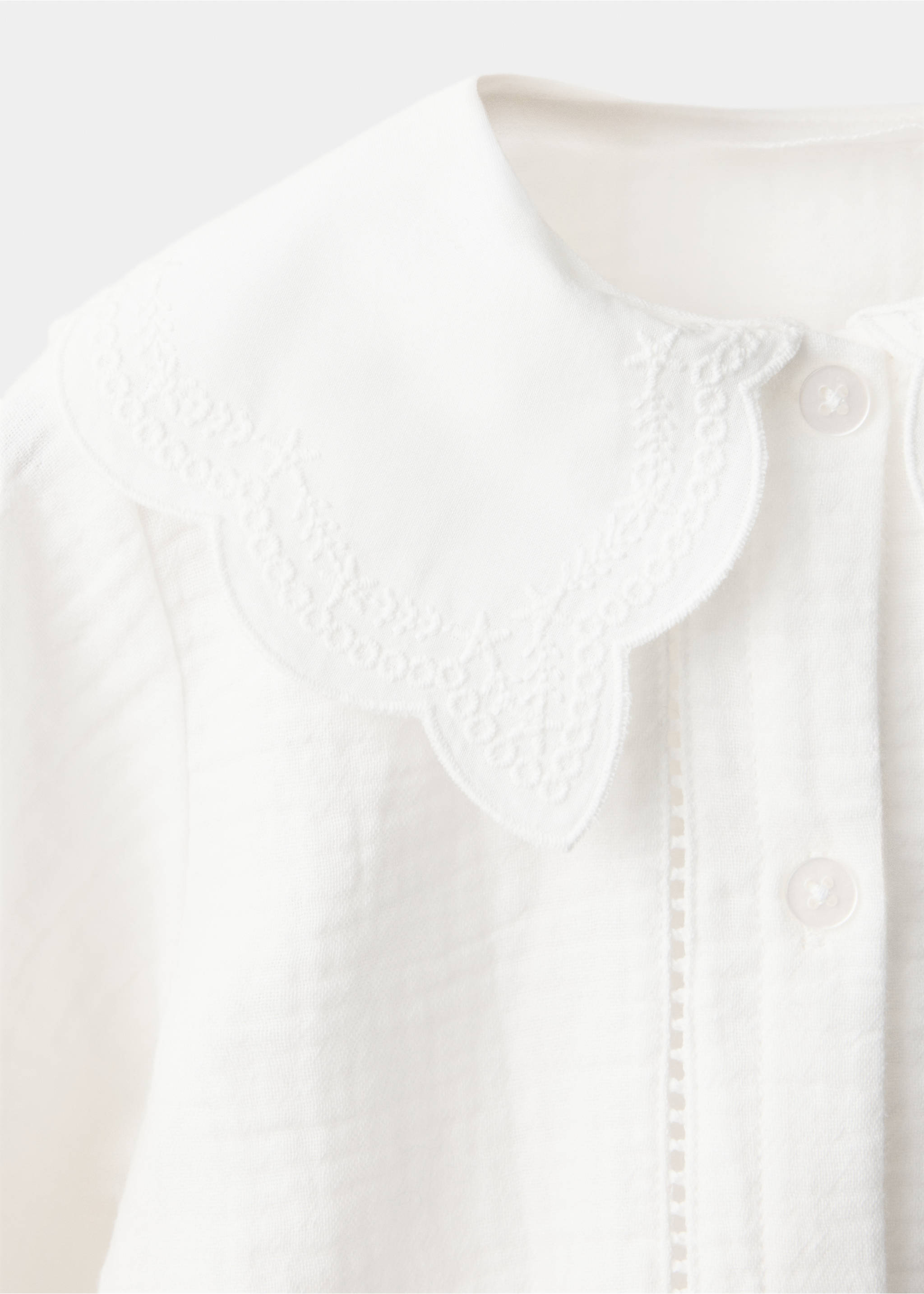 Blouse jet - Détail de l'article 8, Blanc cassé. Ref: 37096338-00.
