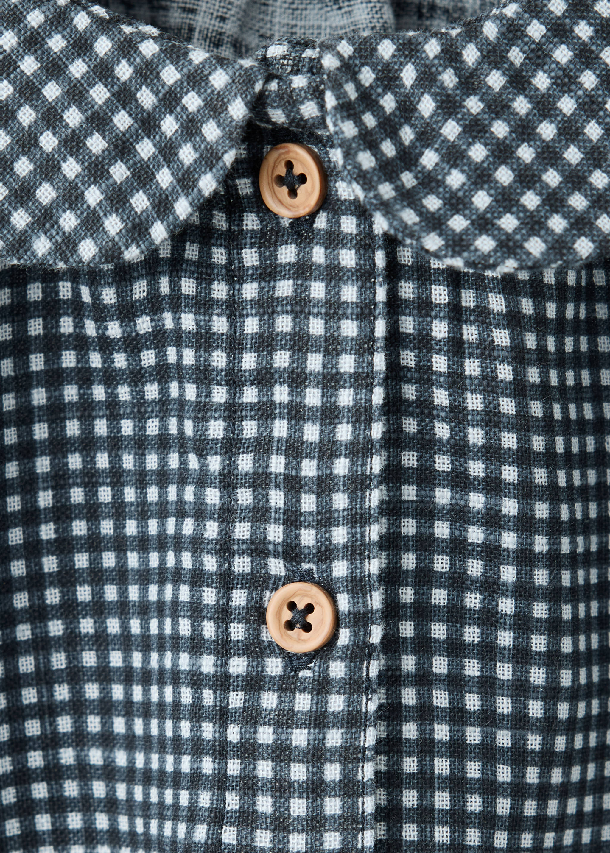 Check cotton shirt - Details of the article 8