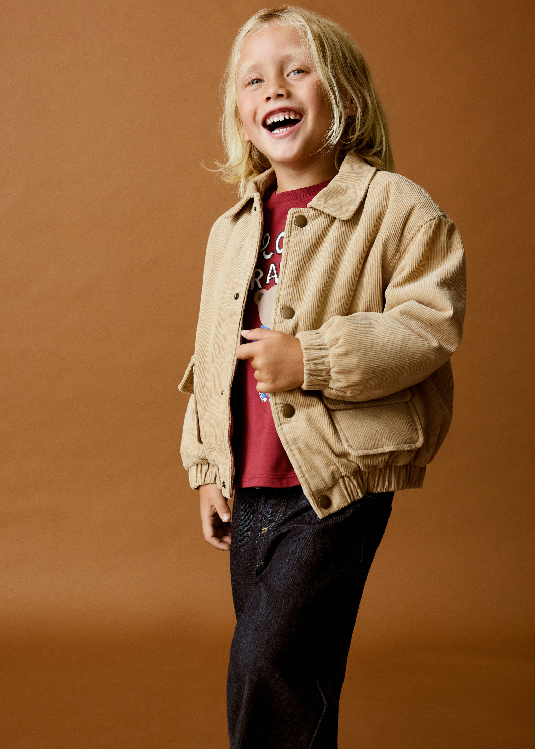 Corduroy cotton jacket - Medium plane