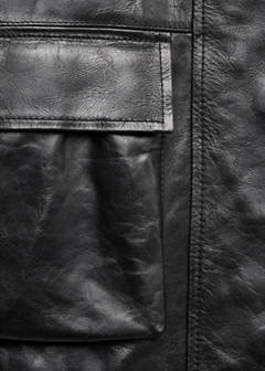 Oversized faux-fur parka with pockets — Black 8