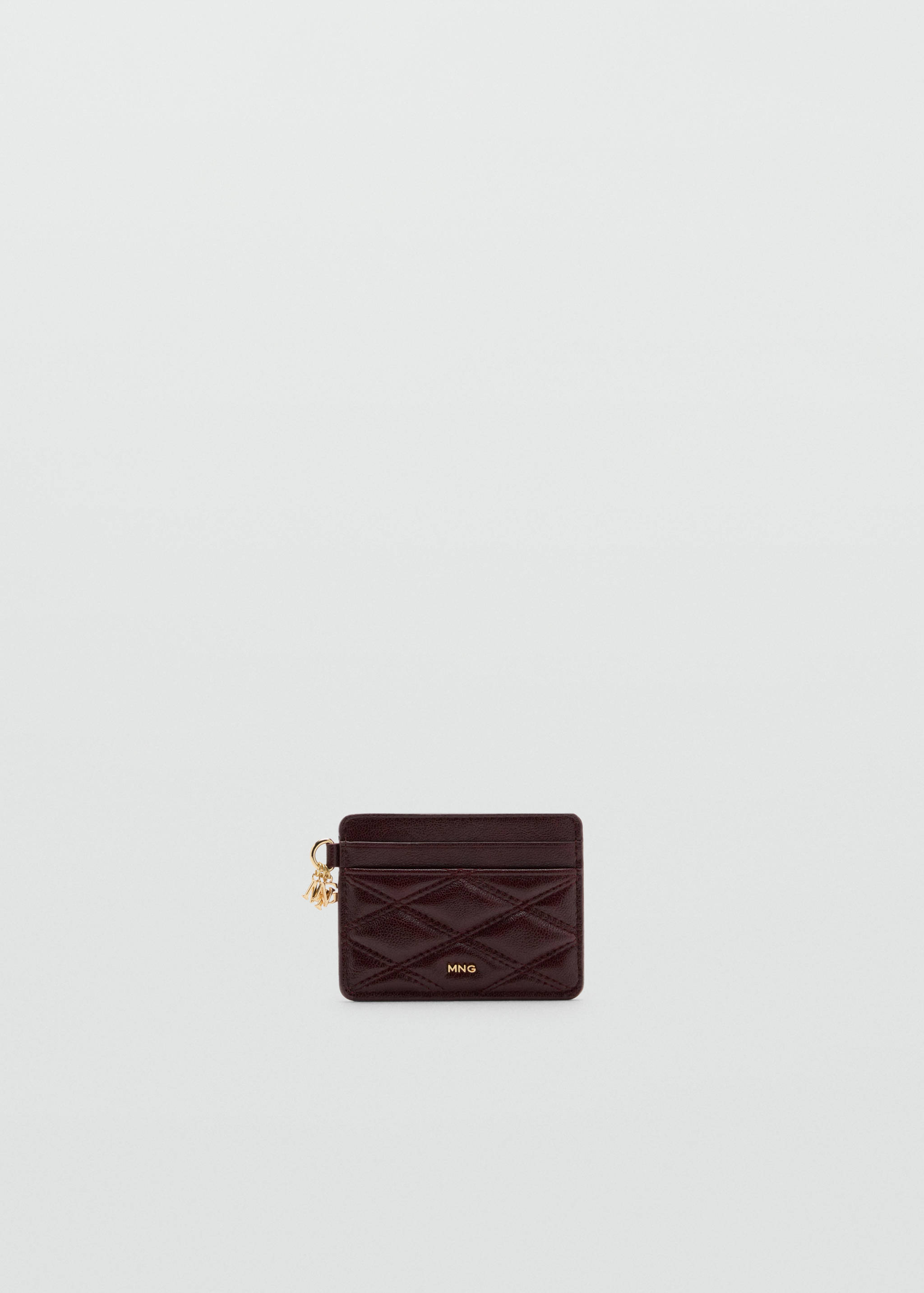 Mango Metalize charm detaylı dolgulu kartlık