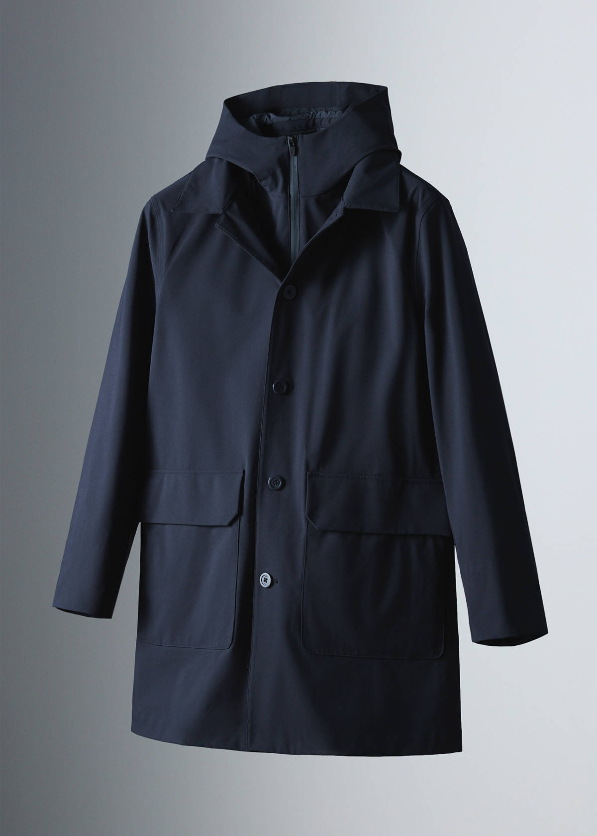 Thermolite® waterproof parka with pockets — Night Blue