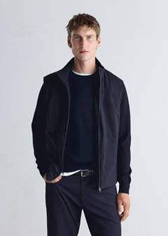 Thermolite® zip-up gilet — Navy 1
