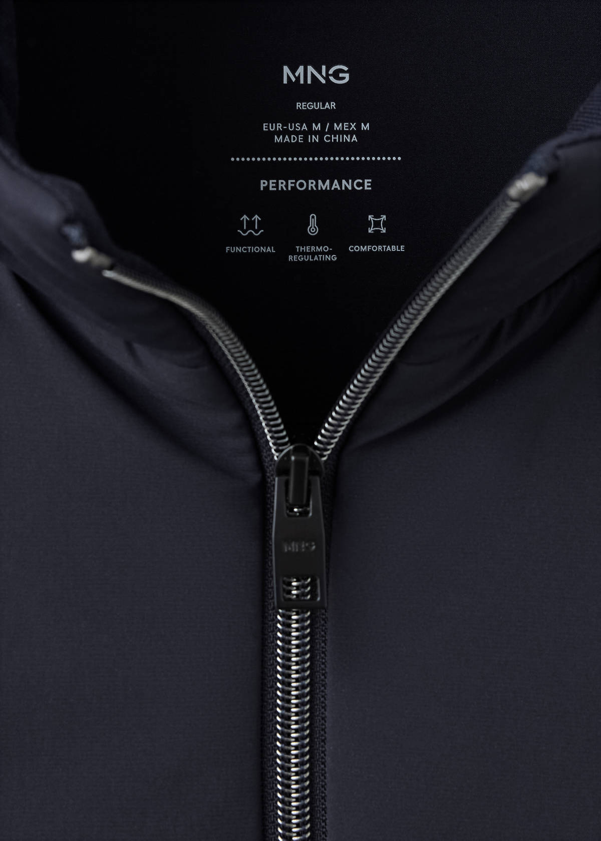 Thermolite® zip-up gilet — Navy