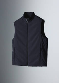 Thermolite® zip-up gilet — Navy 6