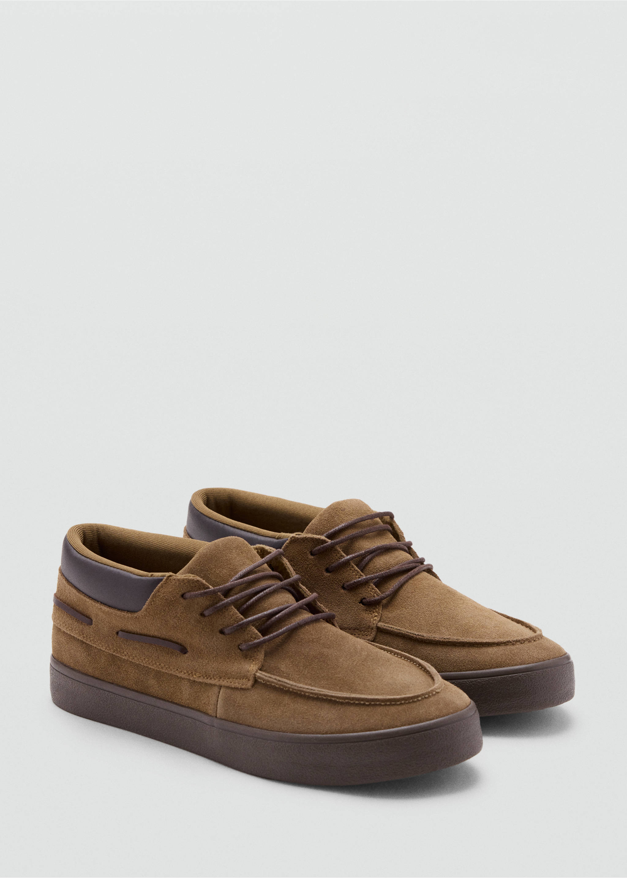 Lace-up leather shoes - Medium plane, Medium Brown. Ref: 37096728-00.