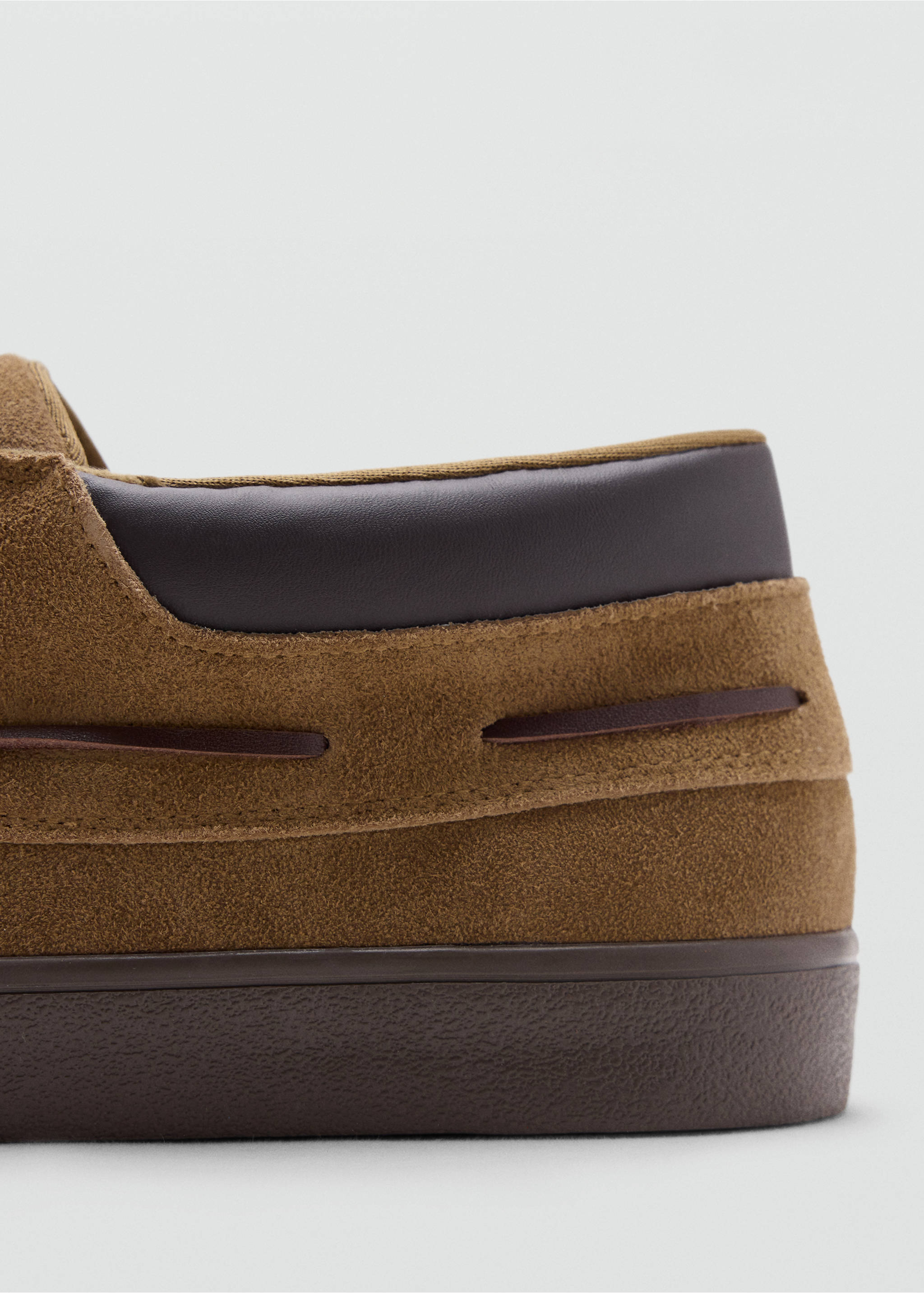 Lace-up leather shoes - Details of the article 1, Medium Brown. Ref: 37096728-00.