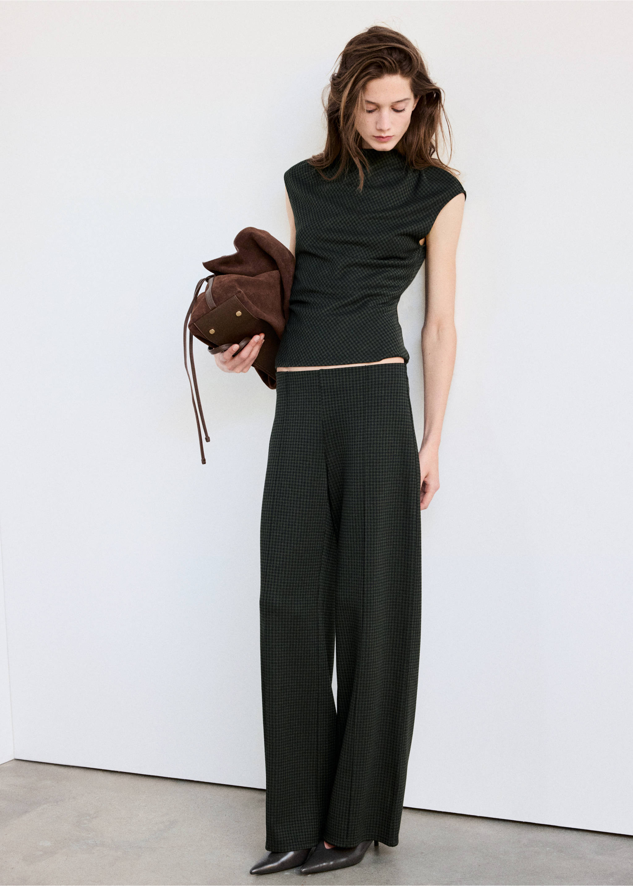 Check top with side gathering - General plane, Green. Ref: 37096730-00.