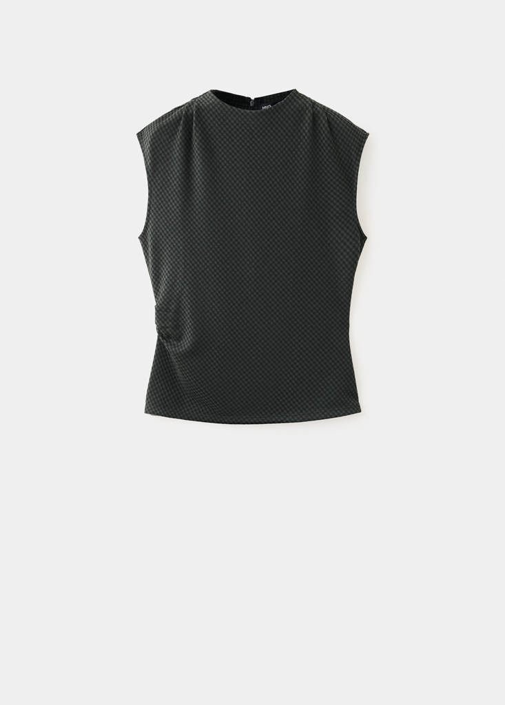 Top with gathered side detail - thumbnail 4