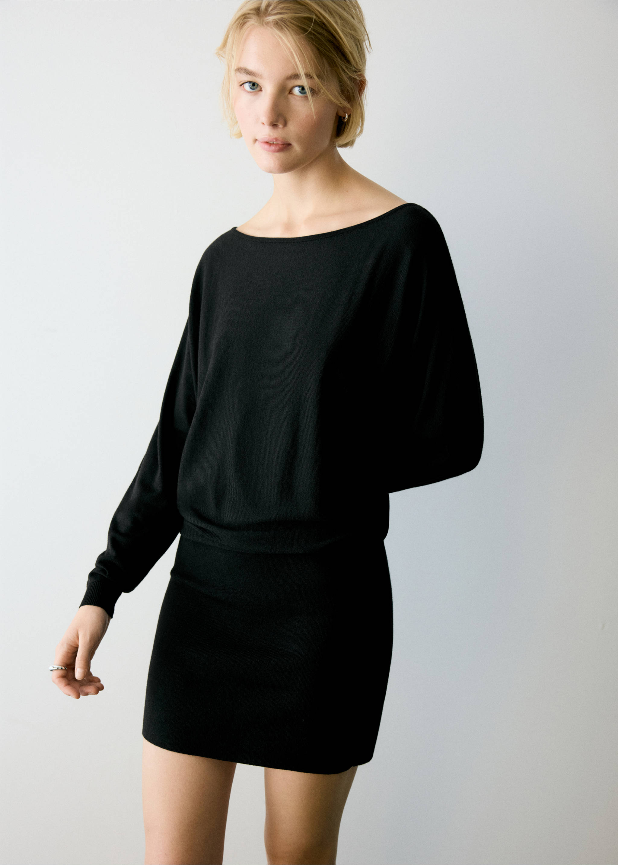 Kleid ginebra - Mittlere Ansicht, Schwarz. Ref: 37096733-00.