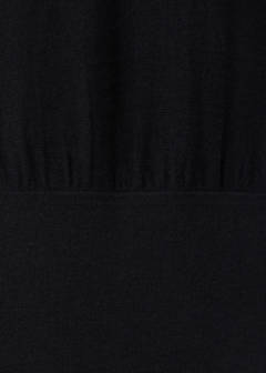 Short knitted dress — Black 8