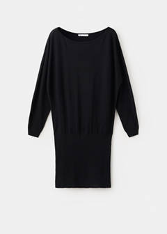 Short knitted dress — Black 6