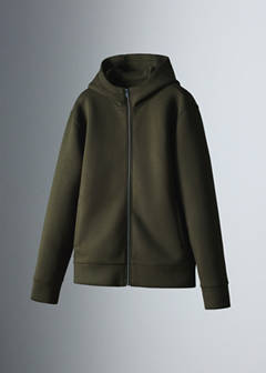 Thermolite® neoprene-effect sweatshirt — Khaki 6