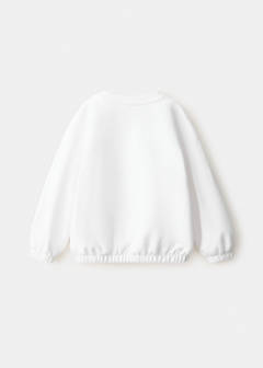 Printed sweatshirt with shirred hem — Off White 5