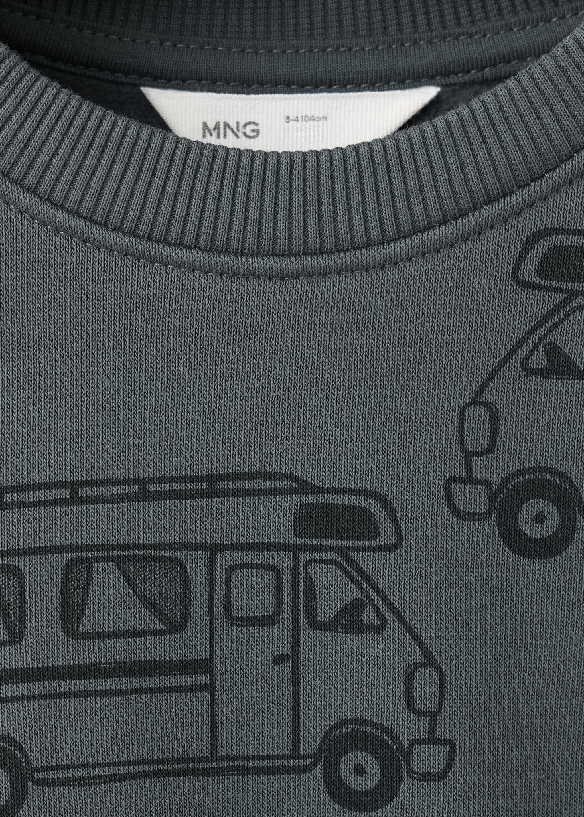 Printed cotton sweatshirt - Details of the article 8