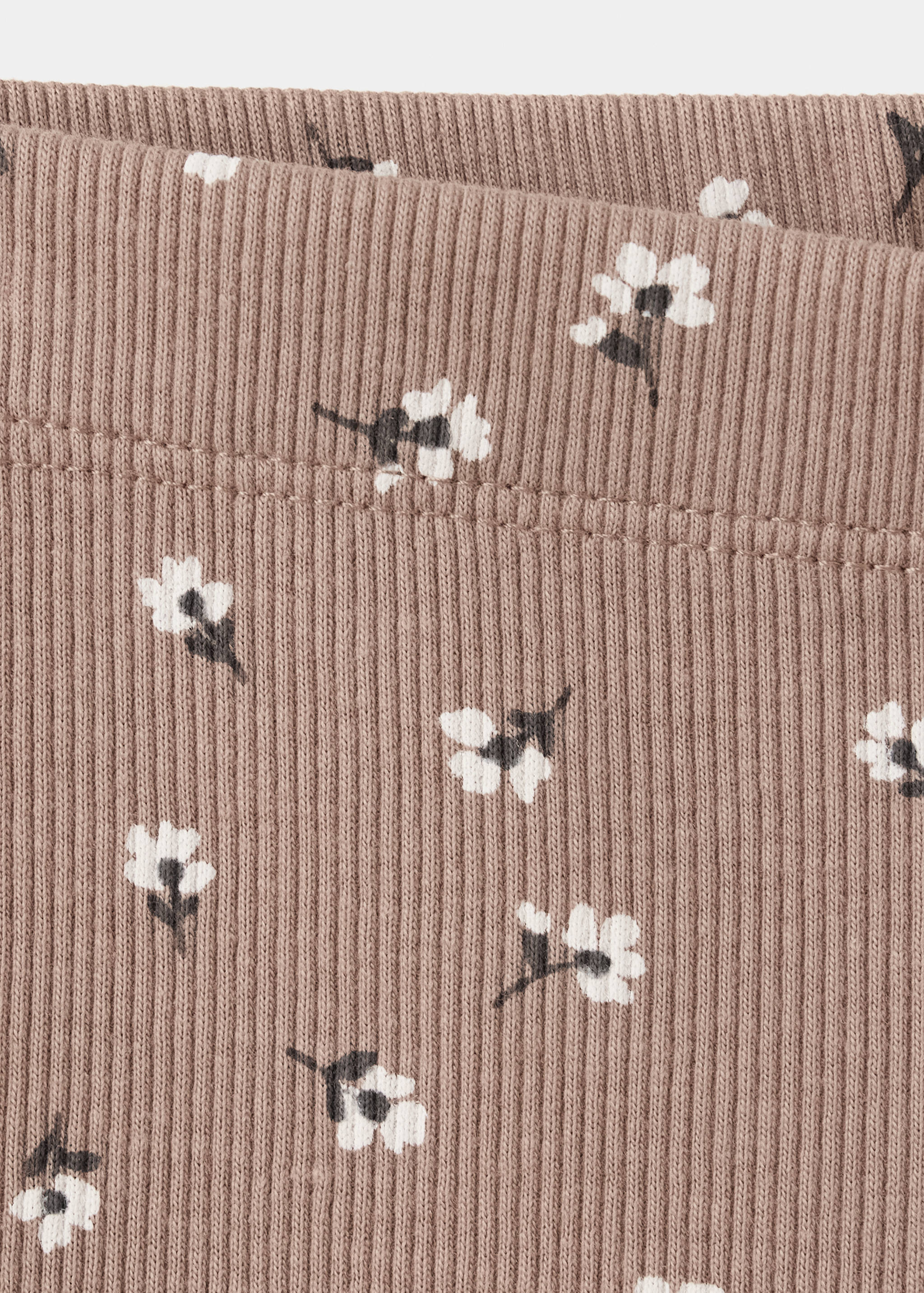 Printed ribbed leggings - Details of the article 8