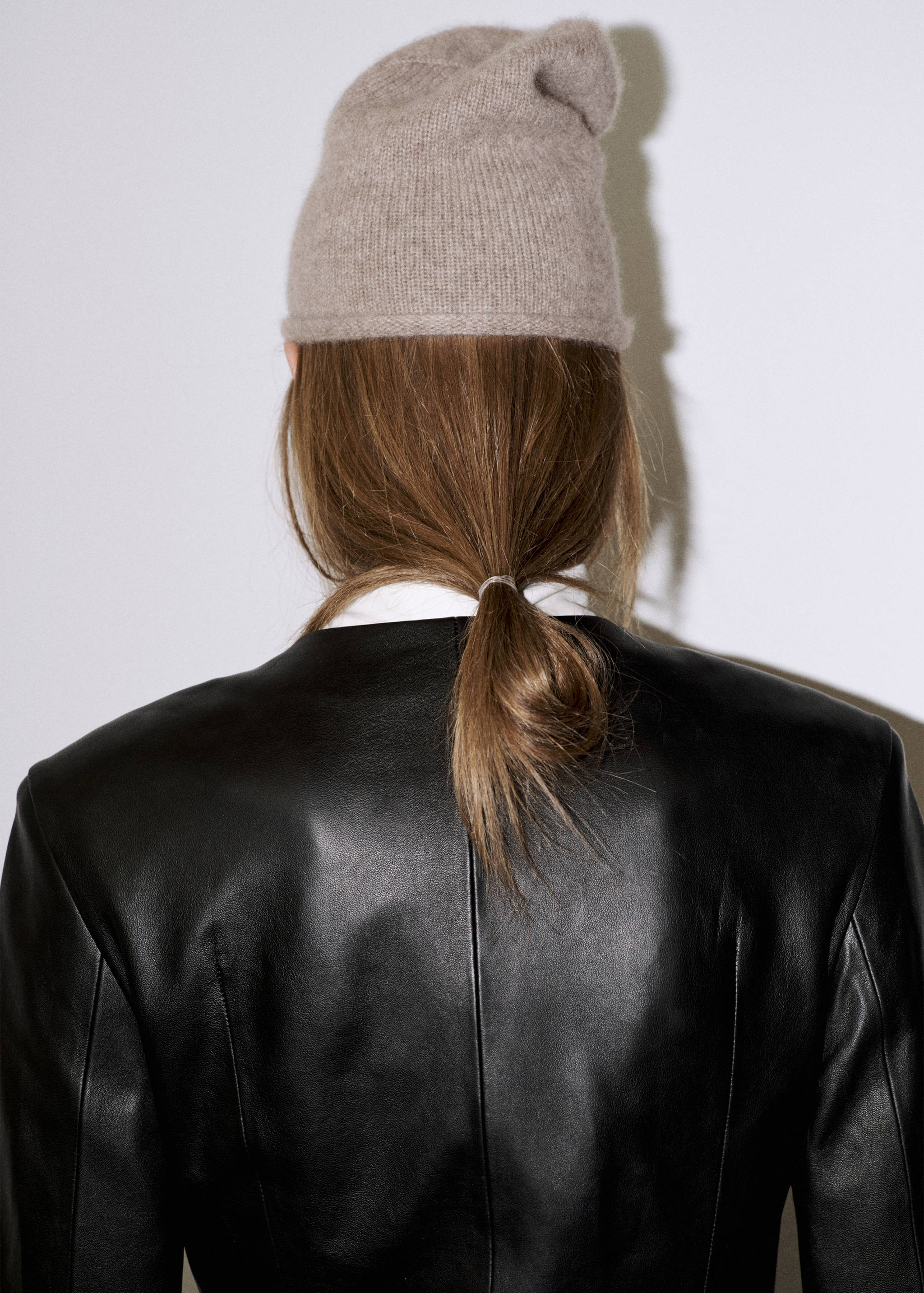 100% cashmere beanie - General plane