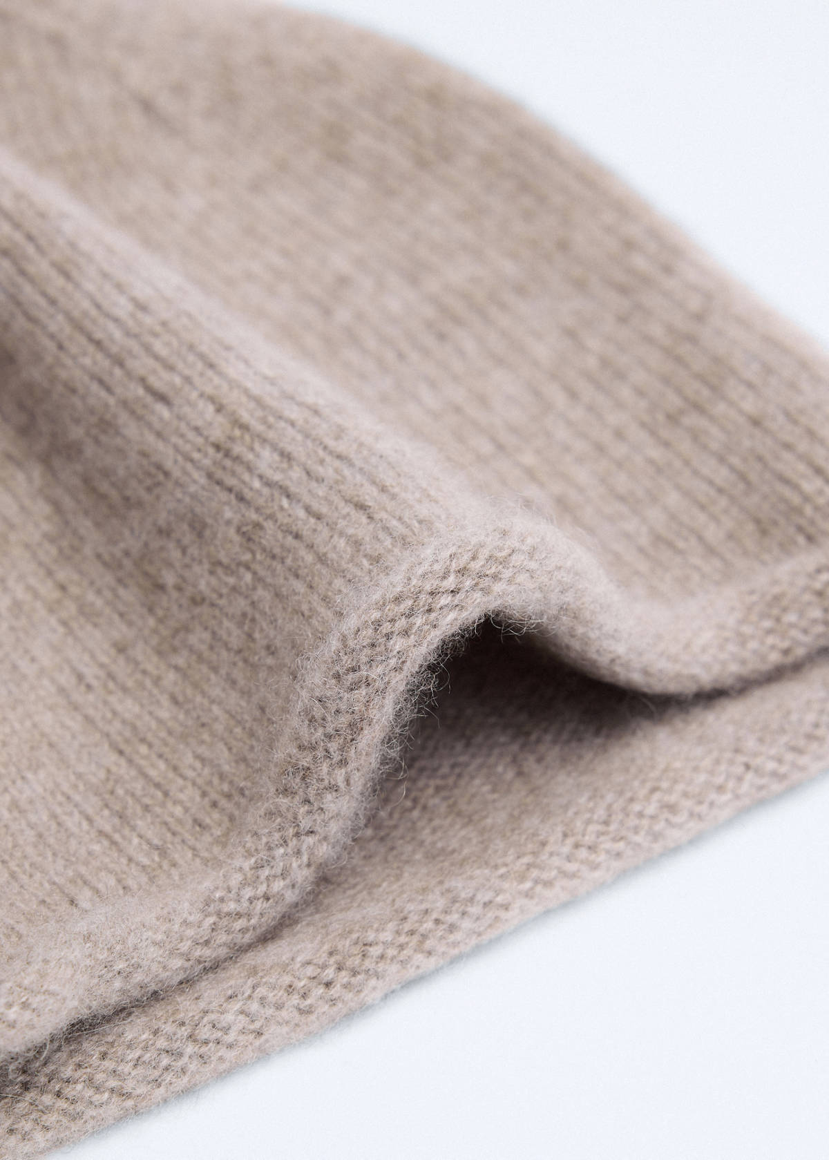 100% cashmere beanie — Beige