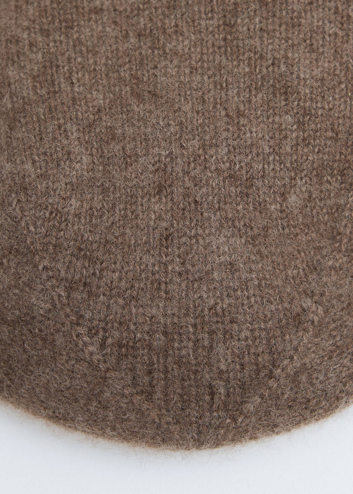 100% cashmere beanie — Medium Brown