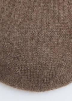 100% cashmere beanie — Medium Brown 4