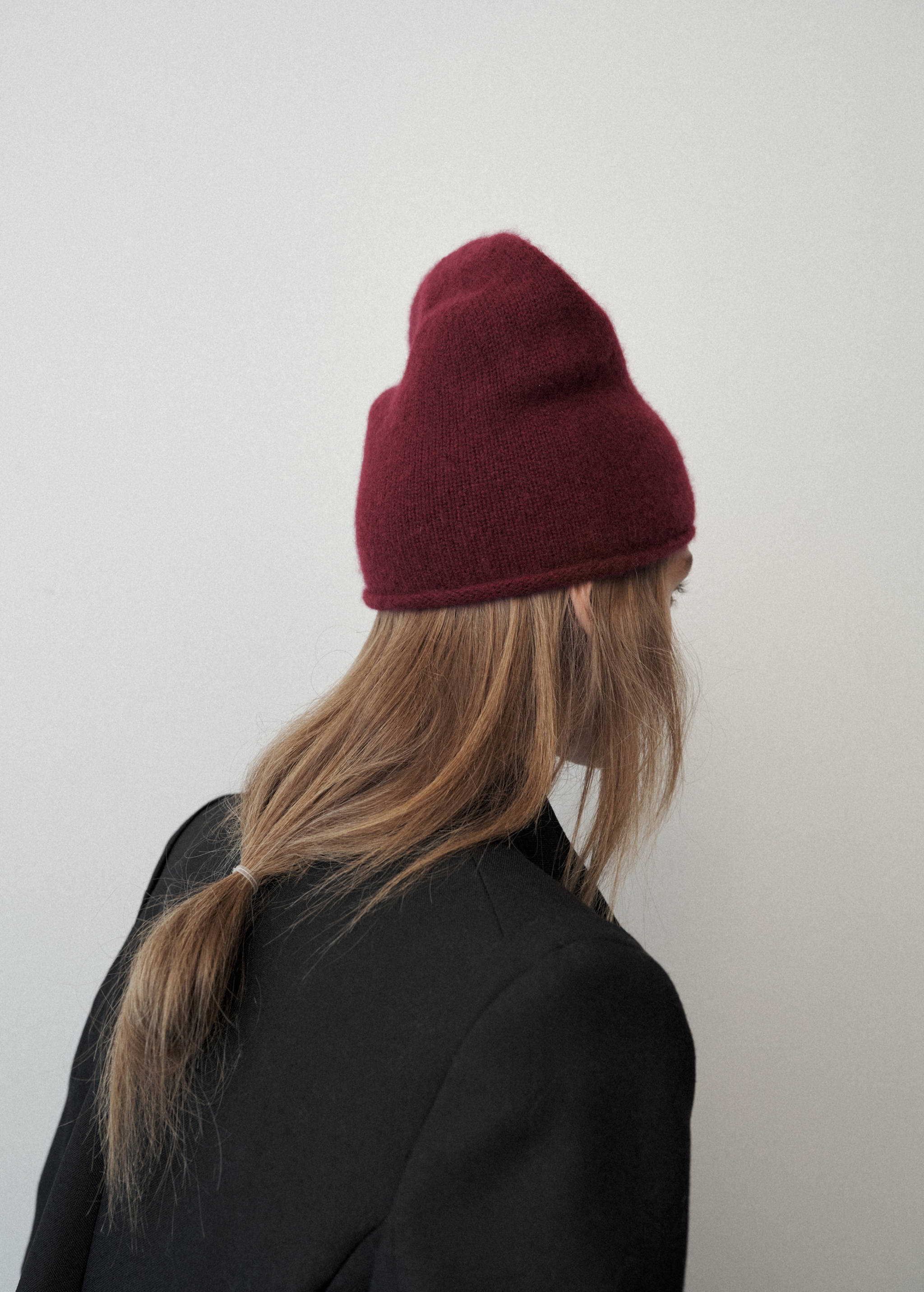 100% cashmere beanie - General plane