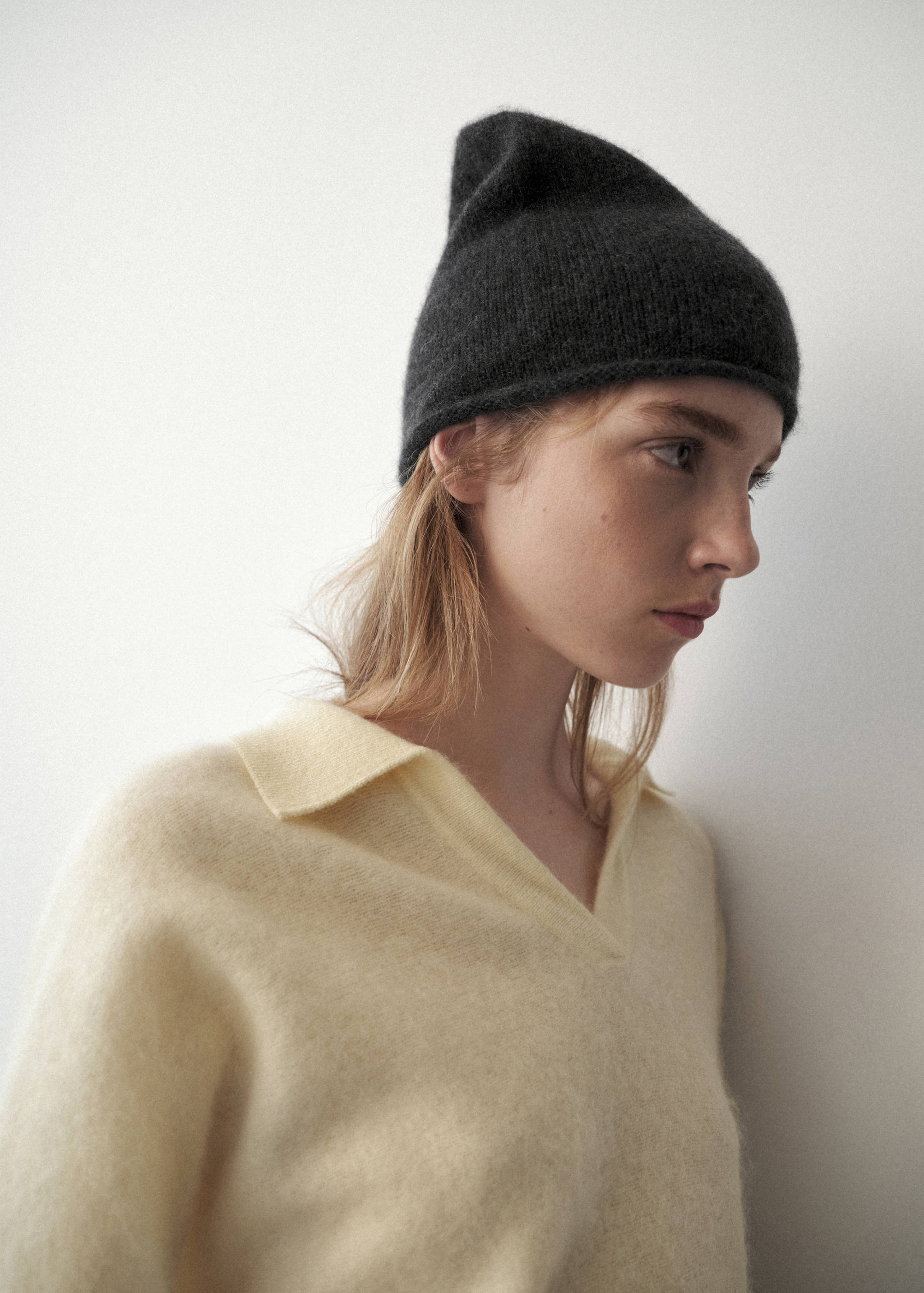 100% cashmere beanie - General plane