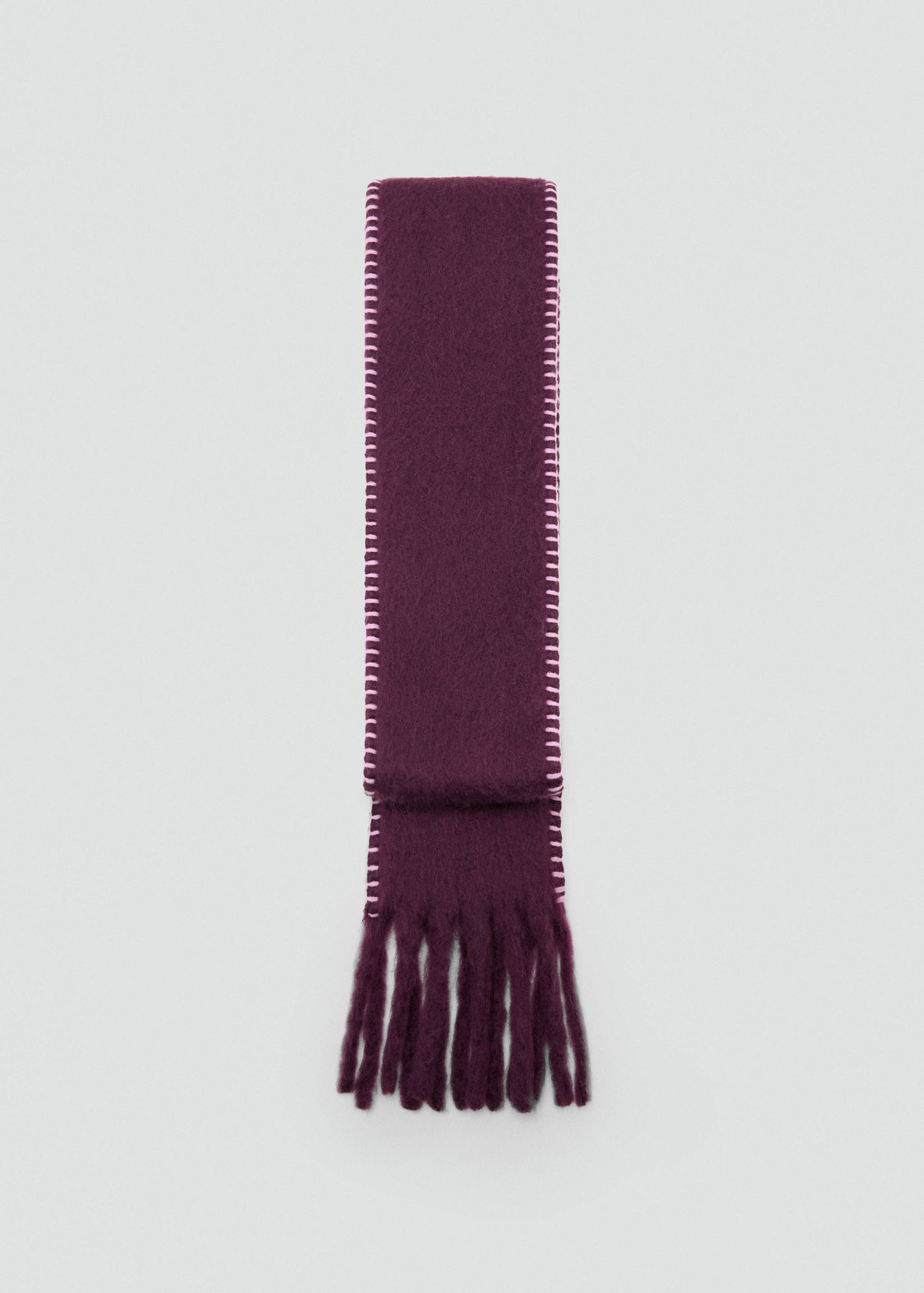 Contrast trim scarf - Article without model