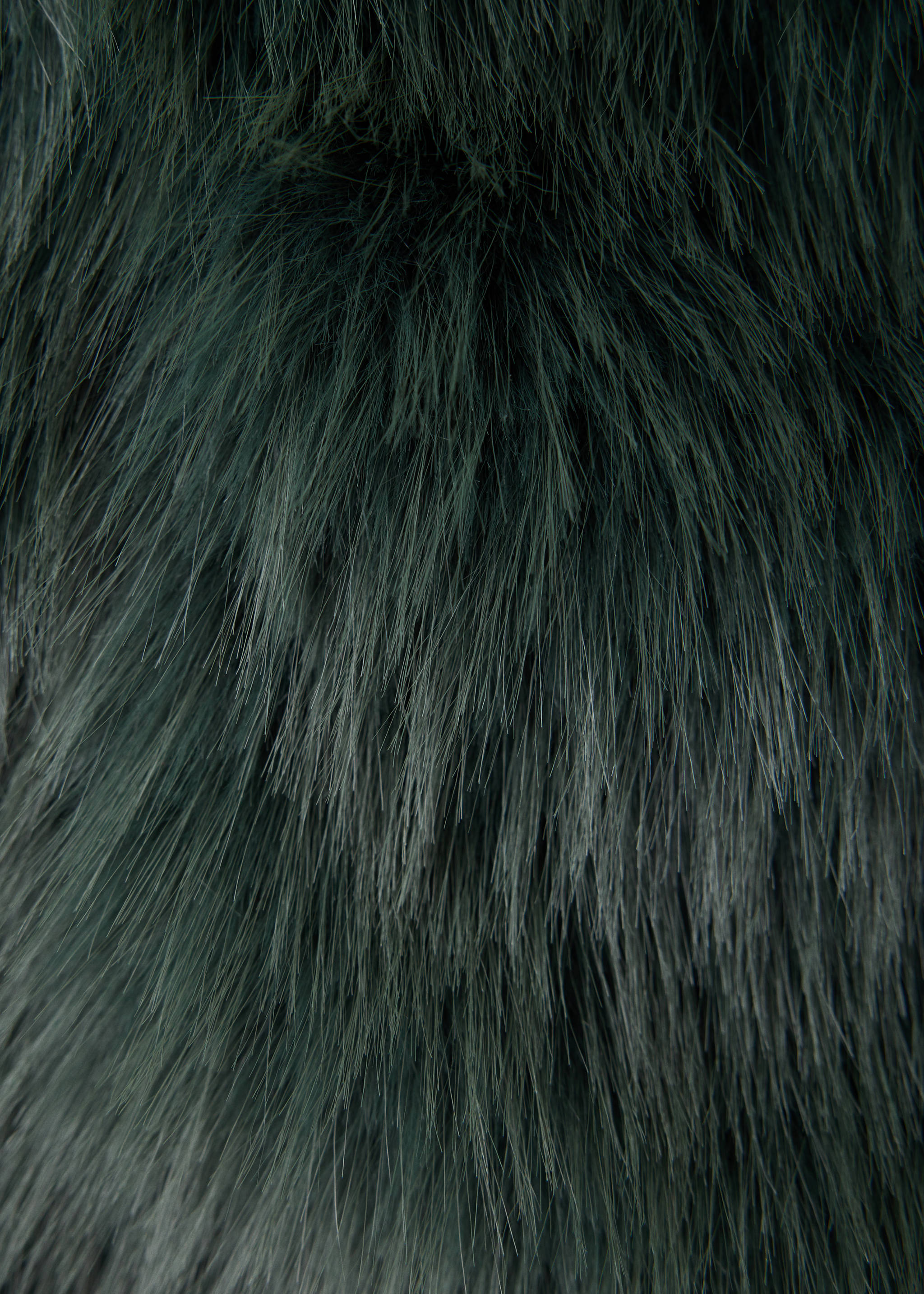 Fur-effect cape gilet - Details of the article 0