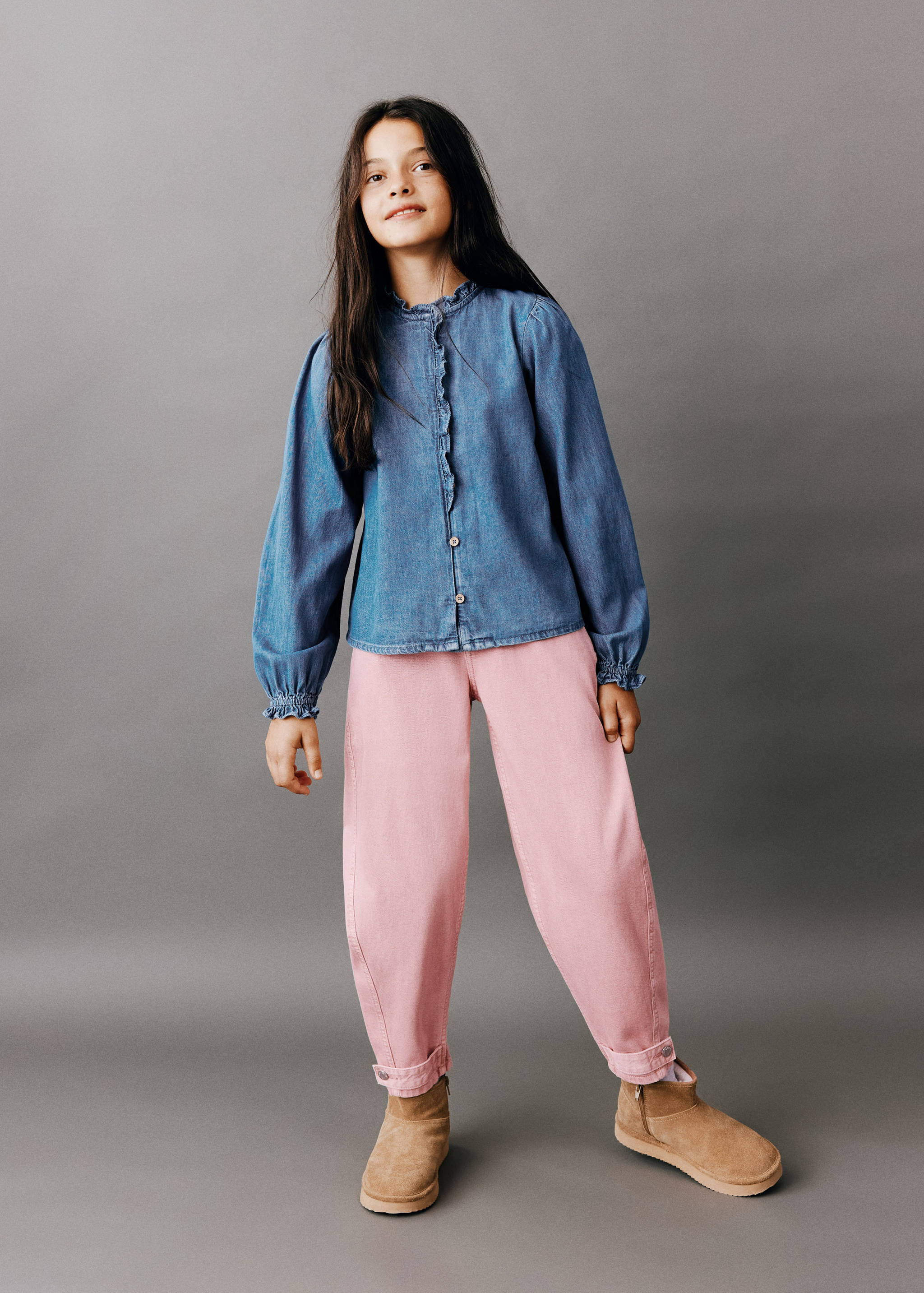 Jeans balloon bajo ajustable - Plano general