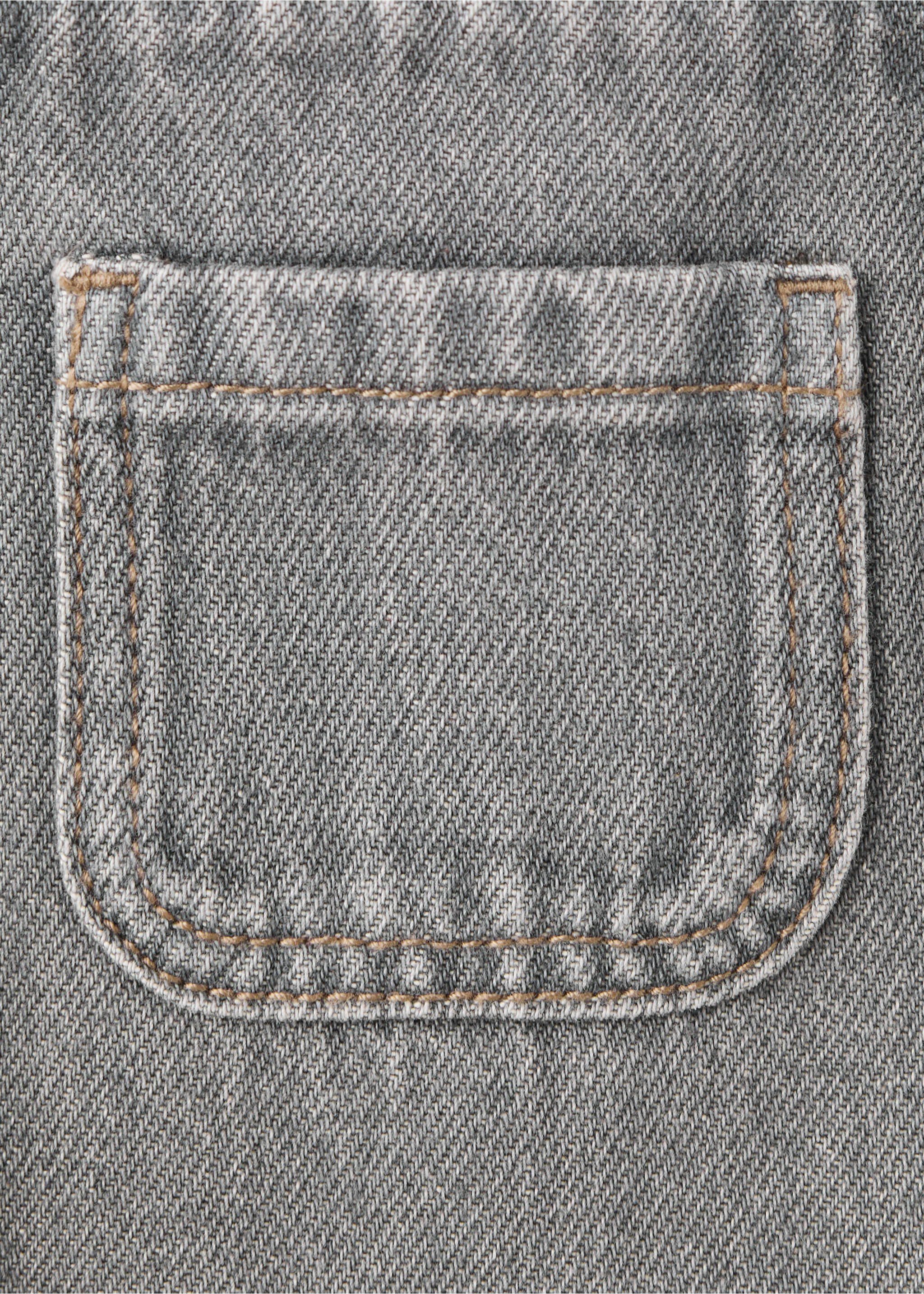 Denim dress and romper - Details of the article 0, Denim Grey. Ref: 37097126-00.