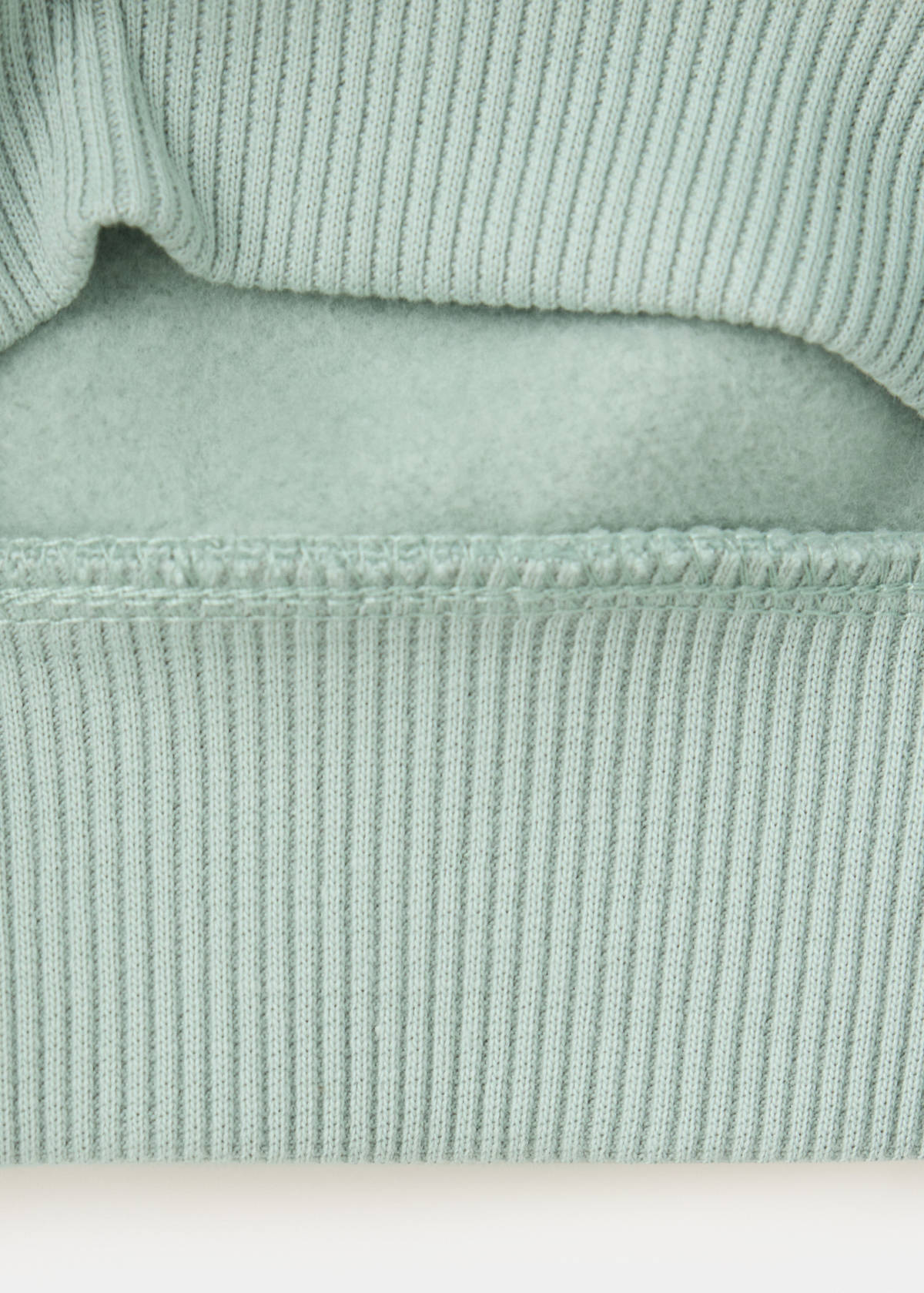 Boxy-fit hoodie sweatshirt — Pastel Green