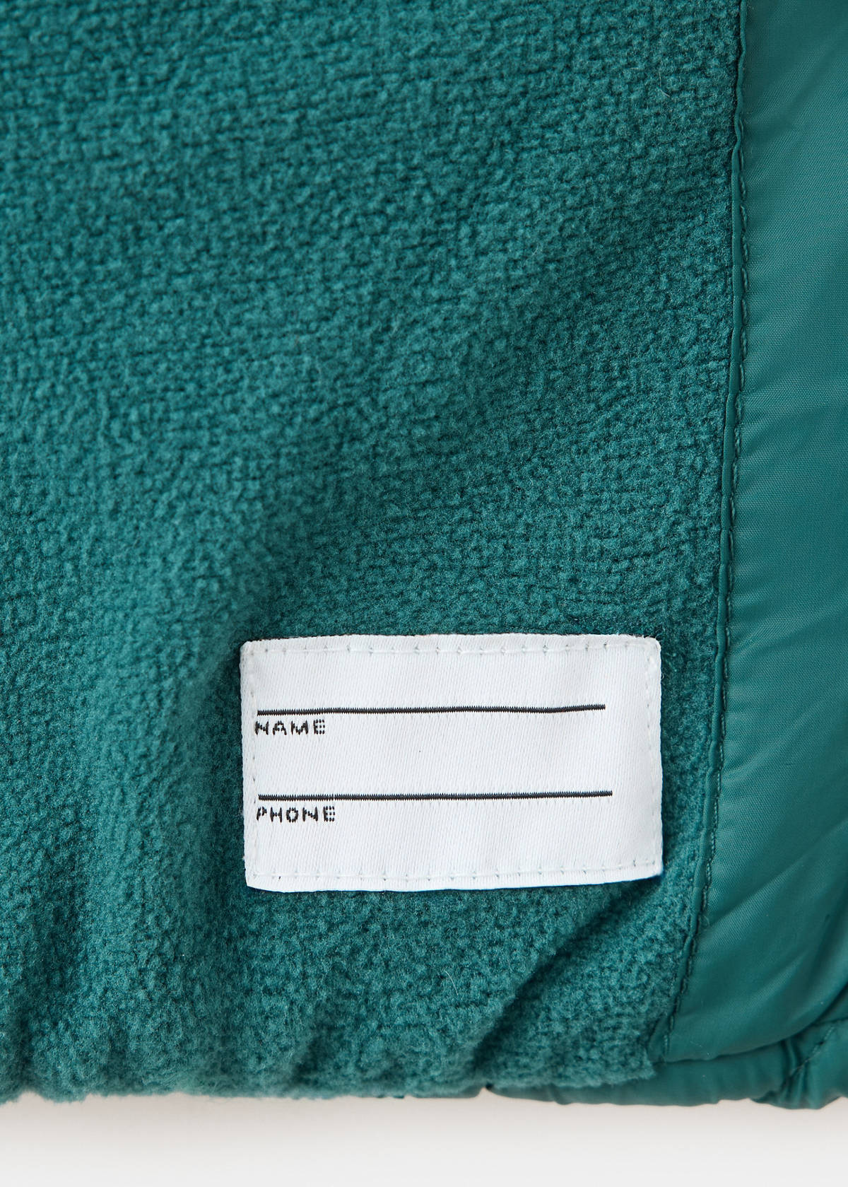 Hood puffer coat — Forest Green