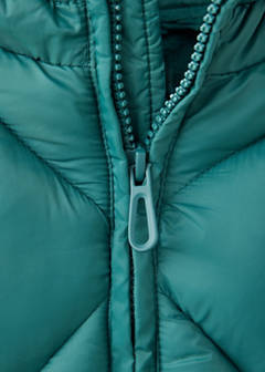 Hood puffer coat — Forest Green 4