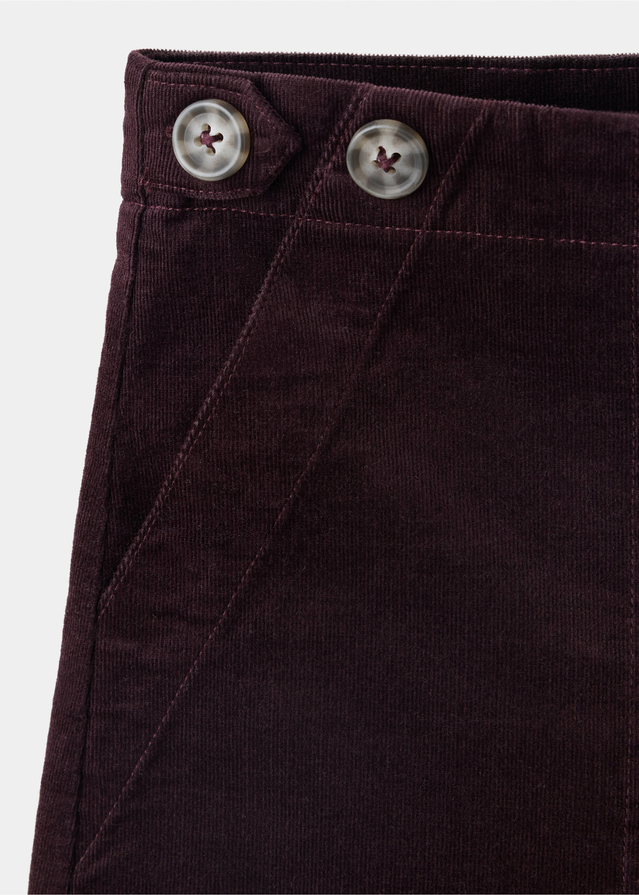 Short en coton détails boutons - Détail de l'article 0, Violet. Ref: 37097130-00.
