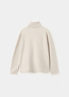 Turtleneck knit sweater — Beige 3