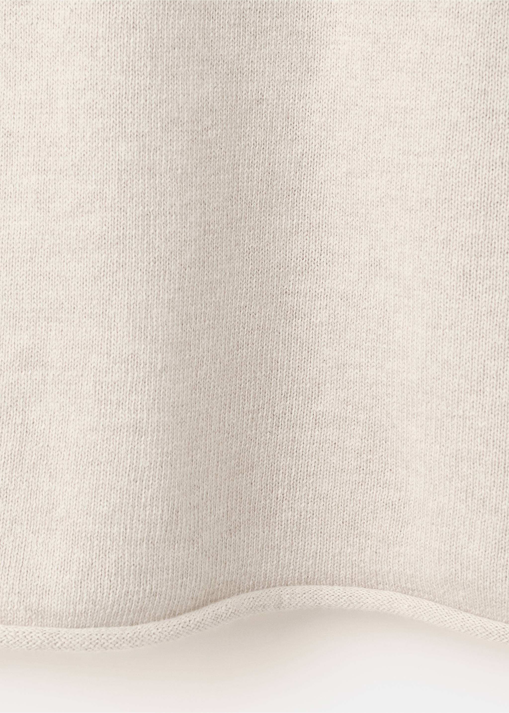 Pull-over maille col montant - Détail de l'article 0, Beige. Ref: 37097769-00.