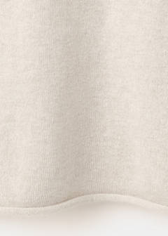 Turtleneck knit sweater — Beige 4