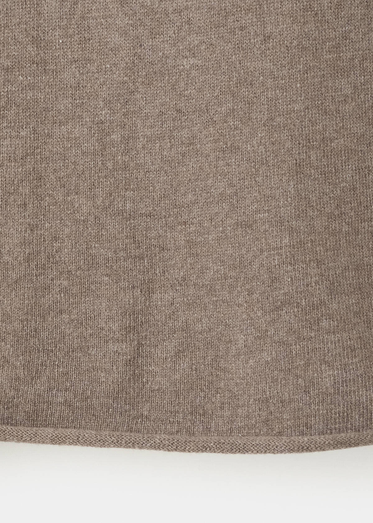 Turtleneck knit sweater — Light/Pastel Brown