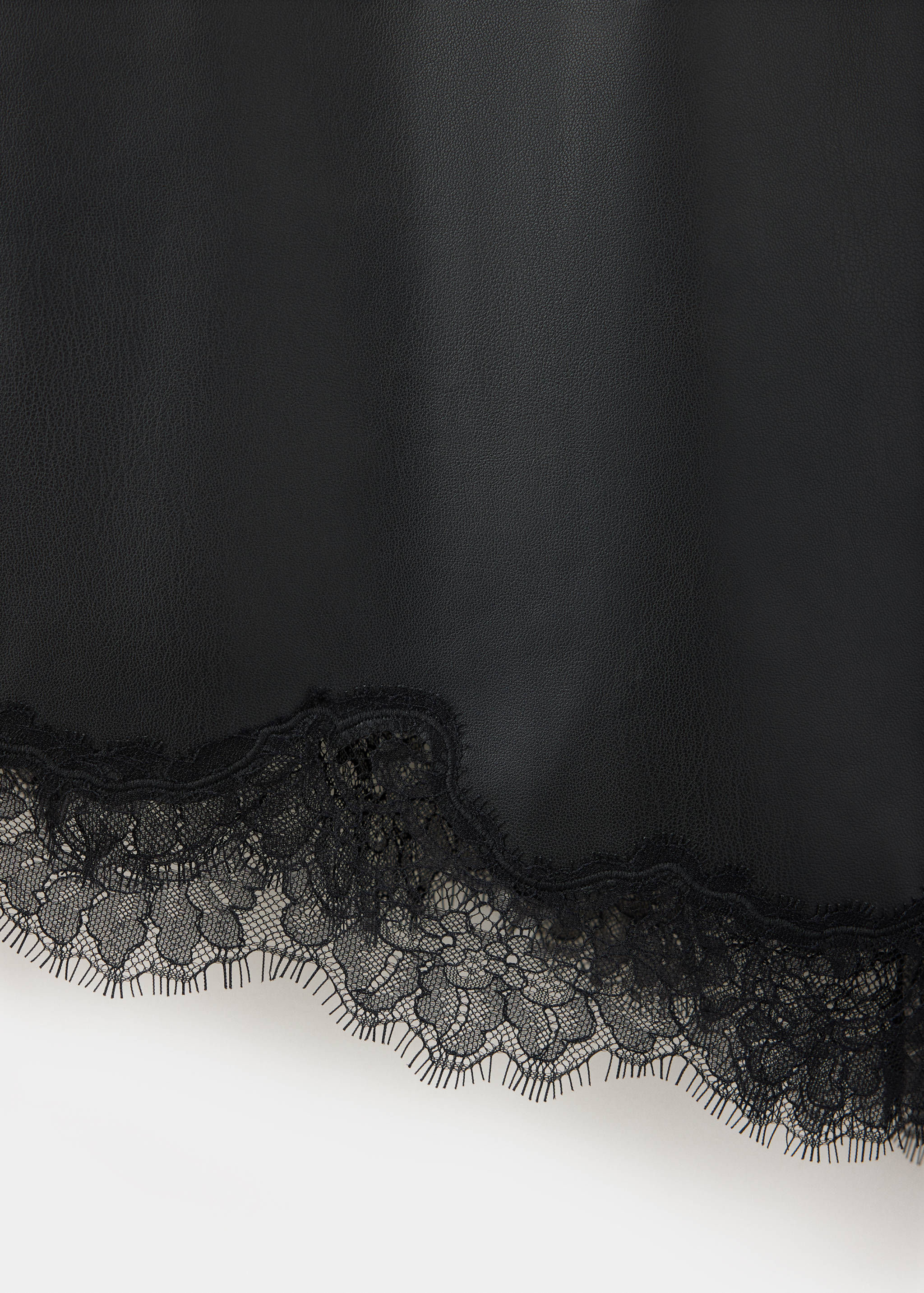 Lingeriejurk met leereffect - Detail van het artikel 0