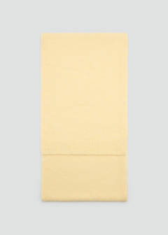 Plain knitted scarf — Vanilla 1