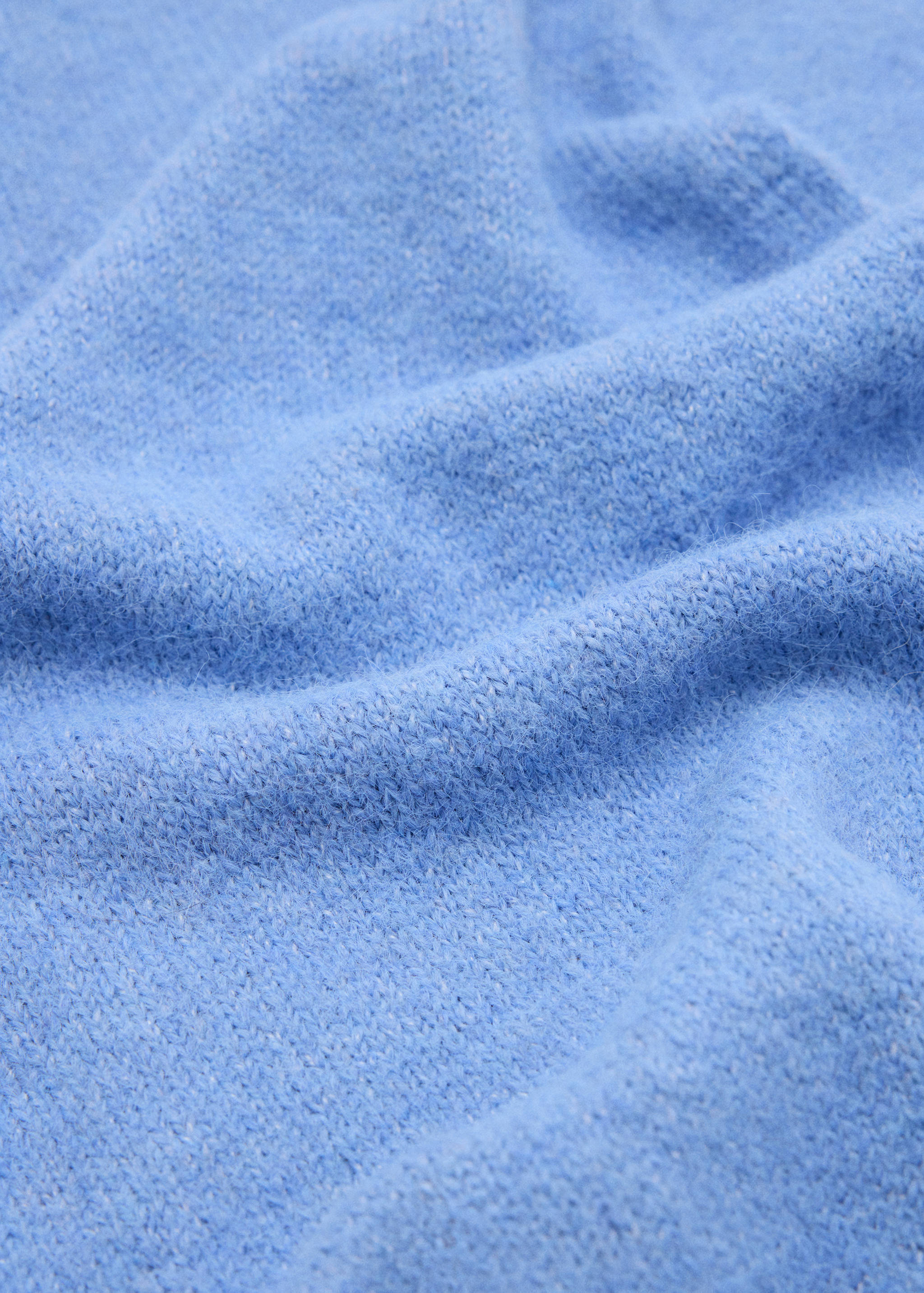 Plain knitted scarf - Medium plane