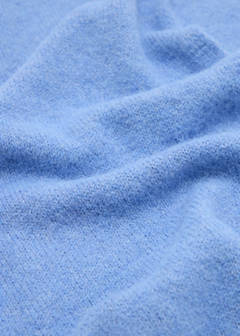 Plain knitted scarf — Sky Blue 2