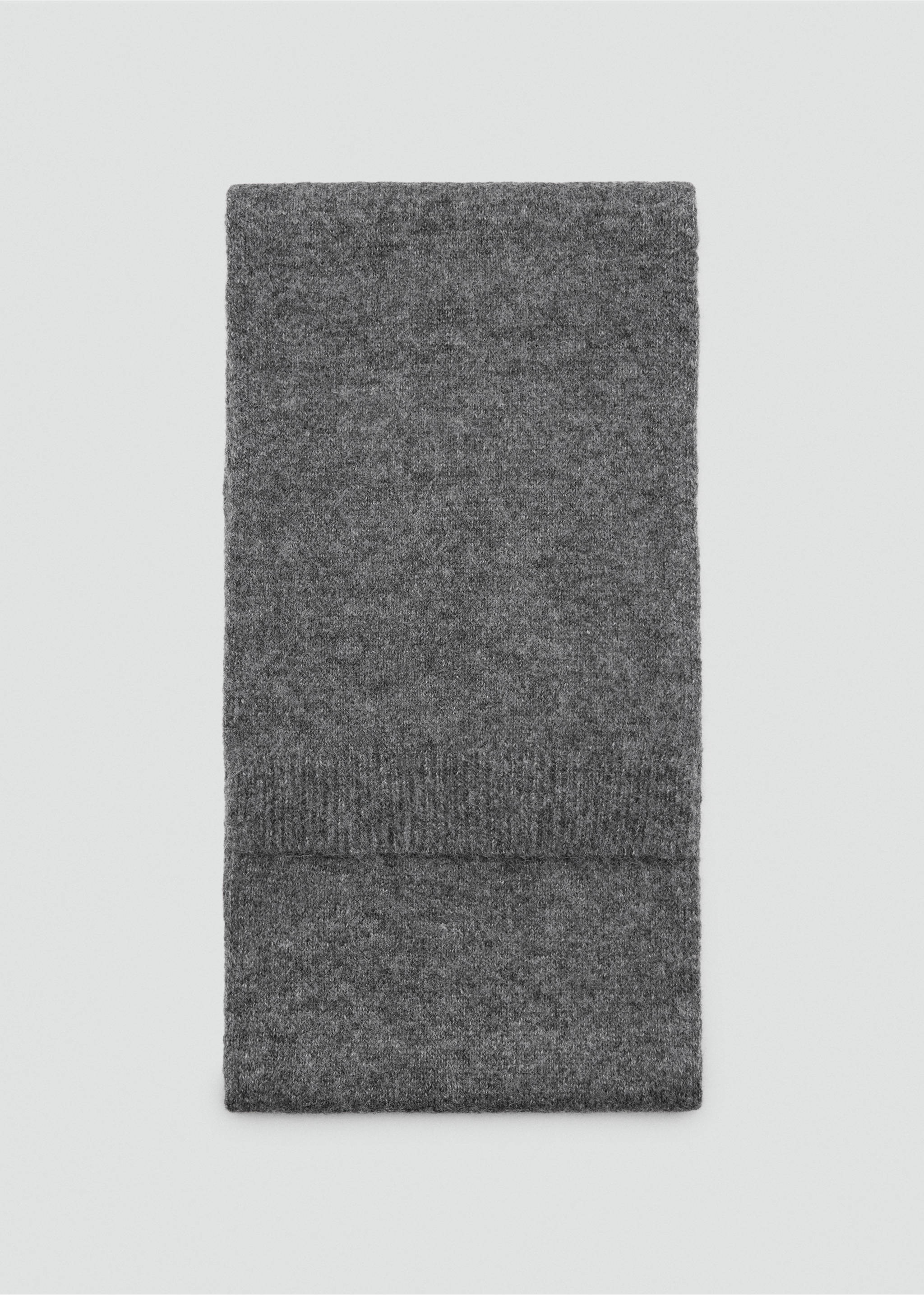 Bufanda punto lisa - Artículo sin modelo, Gris antracita. Ref: 37097775-00.