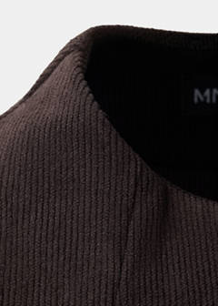 Tailored waistcoat with hook-and-eye fastening — Chocolate 6