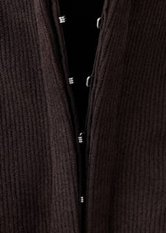 Tailored waistcoat with hook-and-eye fastening — Chocolate 7